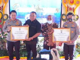 Diresmikan, Poslantas Sudirman Dewata di Jembrana Bernuansa Bali