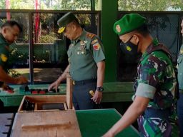 Danrem 084/Bhaskara Jaya Sidak Gudang Senjata dan Munisi serta Pangkalan Makorem 084/BJ