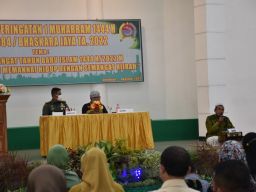 Peringati Tahun Baru Islam, Prajurit Korem 084 Bhaskara Jaya Mengikuti Tausiyah