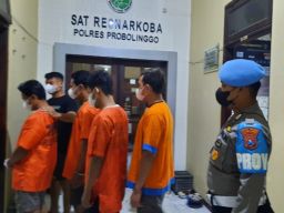 Di Probolinggo, Para Pengedar Gelap Narkotika Diringkus Polisi
