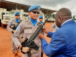 Raih Medale Parade Cemerony dari PBB, Ini Pesan Kapolres Malang