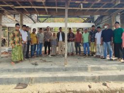 Kebakaran di Tobai Timur, PPB dan Polsek Sokobanah Datang Beri Bantuan