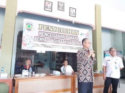 Cegah Narkoba, Polres Jepara Gelar Penyuluhan di Desa Teluk Wetan, Welahan