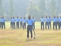 Peringatan Haornas XXXIX Lanud Muljono Gelar Upacara
