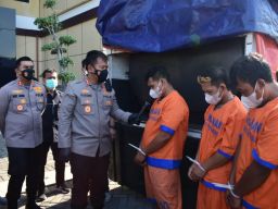 Pelaku Penyalahgunaan BBM Bersubsidi, Digulung Tim Satreskrim Polresta Sidoarjo