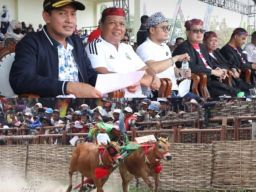 Kabupaten Sampang Borong Juara Karapan Sapi Piala Presiden 2022 di Bangkalan