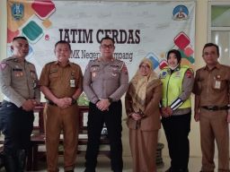 Polres Sampang Sosialisasikan 7 Prioritas Ops Zebra Semeru ke SMK Negeri 1