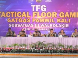 Sukseskan G20, Wakapolri Pantau Langsung Tactical Floor Game di Bali