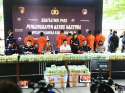 Ungkap Kasus, Bareskrim Polri dan Bea Cukai Sita Lebih dari 200 Kilogram Sabu