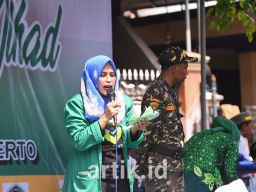 Santri di Simokerto Ikuti Kirab Resolusi Jihad HSN 2022, Rois Syuriah: Kita Anti Radikal