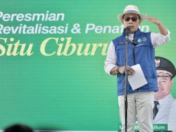 Gubernur Jawa Barat Ridwan Kamil Resmikan Wajah Baru Situ Ciburuy