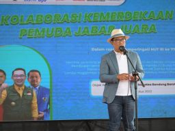 Ramaikan Situ Ciburuy, Itu Pesan Ridwan Kamil kepada Pemuda di Bandung Barat