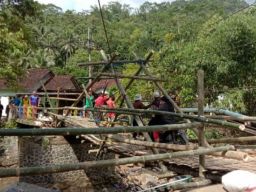 Akibat Banjir, Sungai Kalitengah Trenggalek Meluap, 24 Rumah Rusak Berat