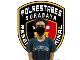 Beraksi di 6 TKP, Maling Motor Dibekuk Satreskrim Polrestabes Surabaya