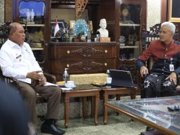 Wagub Maluku Utara Bertemu Ganjar untuk Belajar SPBE Jateng