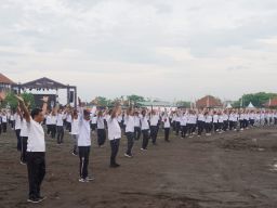 Meriahkan Beroperasinya Sirkuit All in One, Pemkab Jembrana Gelar Senam Massal