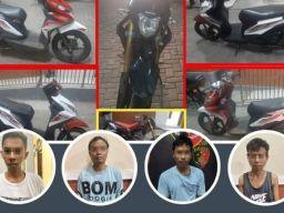 Gerombolan Bandit Pencuri Motor di Kudus Diringkus Polisi