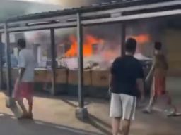 Kios di Pasar Senen Terbakar, 7 Unit Damkar dan 28 Personil Dikerahkan