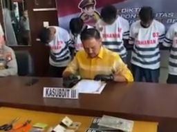 Gerombolan 5 Pelaku Kejahatan Curanmor di Kawasan Kepri Diringkus Polisi