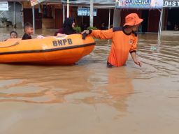 Banjir di Rokan Hulu, 999 Unit Rumah Warga Terdampak