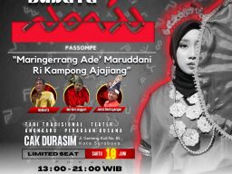 Maringngerrang Ade, Mappasau Uddani Ri Tana Ajajiang, Segera di Cak Durasim