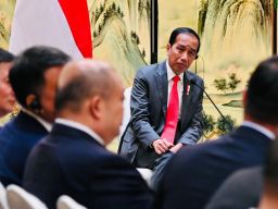 Presiden Jokowi Bertemu Pengusaha Tiongkok di Shangri La Hotel Kota Chengdu