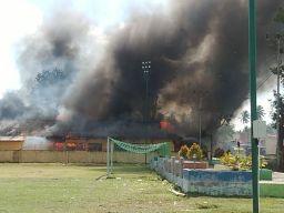 SMA 1 Boliyohuto Mengalami Kebakaran, Api Melalap Sebagian Besar Bangunan