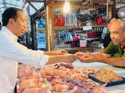 Hasil Blusukan ke Pasar Parungkuda Sukabumi, Jokowi Bilang Harga Daging Turun