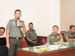 Danrem 084/Bhaskara Jaya Terima Paparan Kesiapan TMMD ke-118 Kabupaten Bangkalan