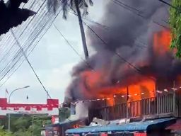 Kebakaran di Batu Ampar Batam, Rumah-rumah di RW 05 Memerah