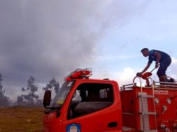 Kebakaran Lahan Kembali Terjadi di Desa Komala, Kabupaten Wakatobi