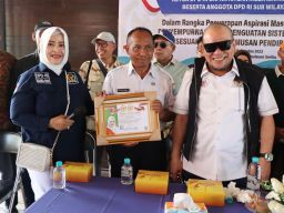 Ketua DPD RI Terus Kampanyekan Kembali ke UUD 45, Kali ini di Pulau Untung Jawa