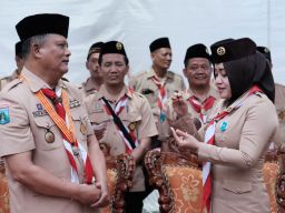 Bupati Ikfina Fahmawati Buka Jambore Kwarcab Mojokerto ke VII