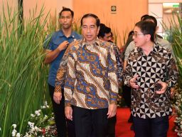 Jokowi Hadiri Acara Sewindu Proyek Strategis Nasional di Mal Kota Kasablanka