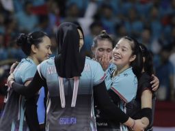 Tim Putra dan Putri Jatim Tak Berkutik di Babak Final Bolavoli Piala Kapolri