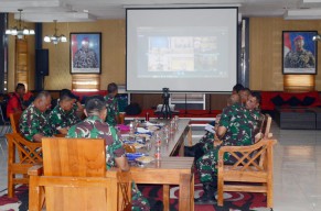 Komandan Pasmar 2 Ikuti Taklimat Akhir PDTT Alpalhankam BPK RI