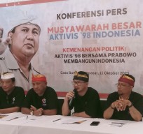Mubes Aktivis 98 di Sanur Dukung Prabowo Jadi Capres 2024