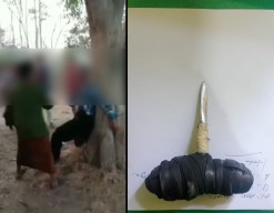 Pelaku Curanmor di Pasar Lomaer Bangkalan Diamuk Massa