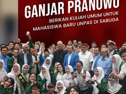 Setelah ke UI, UGM dan Unitomo, Kini Ganjar Beri Kuliah Umum di Unpas