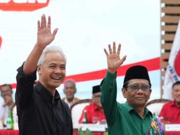 Ganjar Pranowo Resmi Duet Mahfud MD, Jokowi Absen, Ini Kata Puan Maharani