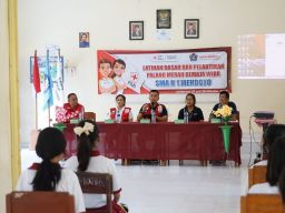 Wabup Ipat Hadiri Pembukaan Latsar PMR SMAN 1 Mendoyo