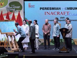 Presiden Jokowi Resmi Membuka Pameran INACRAFT di JCC