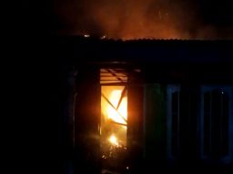 Kebakaran Hebat di Sei Limbat, Ratusan Juta Rupiah Ludes