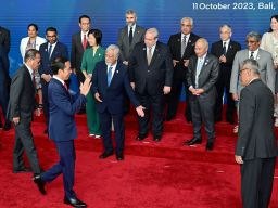 Presiden Jokowi Membuka Sesi Pleno KTT AIS di Nusa Dua Bali