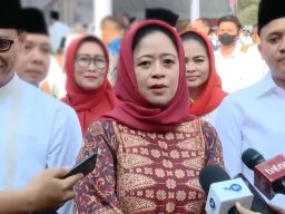 Puan Maharani Apresiasi Pernyataan Jokowi "Dukung Semuanya" di Sela Apel Hari Santri