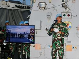 Kenaikan Pangkat Dan Penganugerahan Prajurit Teladan Satgas MTF TNI Konga XXVIII-N/Unifil