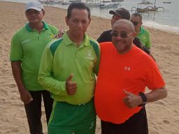 Caleg DPRD Provinsi Bali Dapil Jembrana No 1, Drs. H. Hud Muhammad Al Qadri SH MA, Senam Bersama