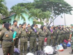 Danrindam Pantau Kesiapan Menwa Jelang Lomba Ketangkasan Piala Pangdam V