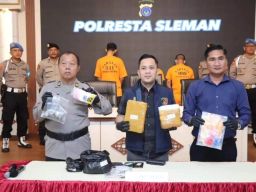 Tiga Pemakai dan Pengedar Narkotika di Sleman Diringkus Polisi