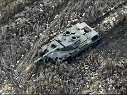 Tank Leopard 1A5 Jerman Kembali Jadi Jadi Bebek Panggang di Perang Ukraina